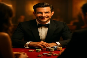 আলোকিত রুলেট চাকা ও ক্যাসিনো চিপসের দৃশ্য, যা লাইভ গেমের উত্তেজনা বাড়িয়ে দেয়